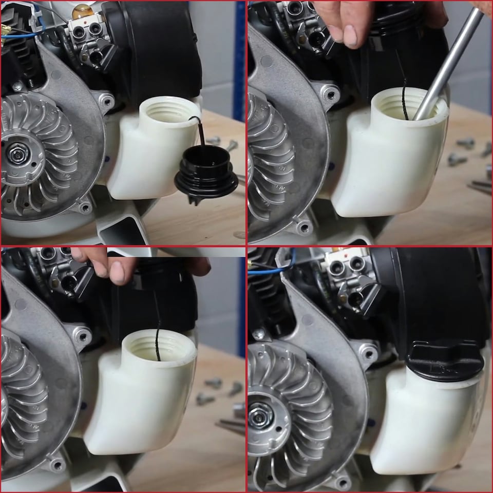 image 1 of SPARES2GO Fuel Filler Cap for Stihl BG45 BG46 BG50 BG55 BG56 SH55 SH56 SH85 SH86 Leaf Blower