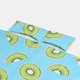 image 6 of OHS Tropical Fruit Beach Towel with Bag Quick Dry Absorbent Travel Spa | Blue | Kiwis | One size