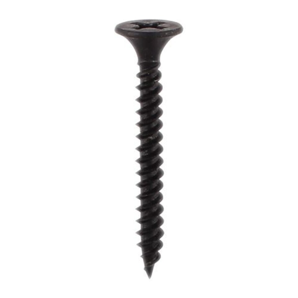 image 1 of Timco - Drywall Metal Stud Plasterboard Screws - PH - Bugle - Fine Thread - Grey (Size 3.5 x 60 - 200 Pieces)