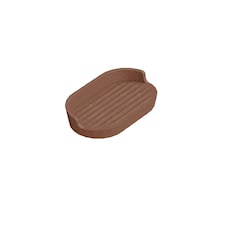 Cosmic Countertop Soap Dish with Durable Plastic for Bathroom, Terracotta