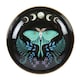 image 1 of Something Different Ceramic Luna Moth Incense Holder - Black/Green - One Size