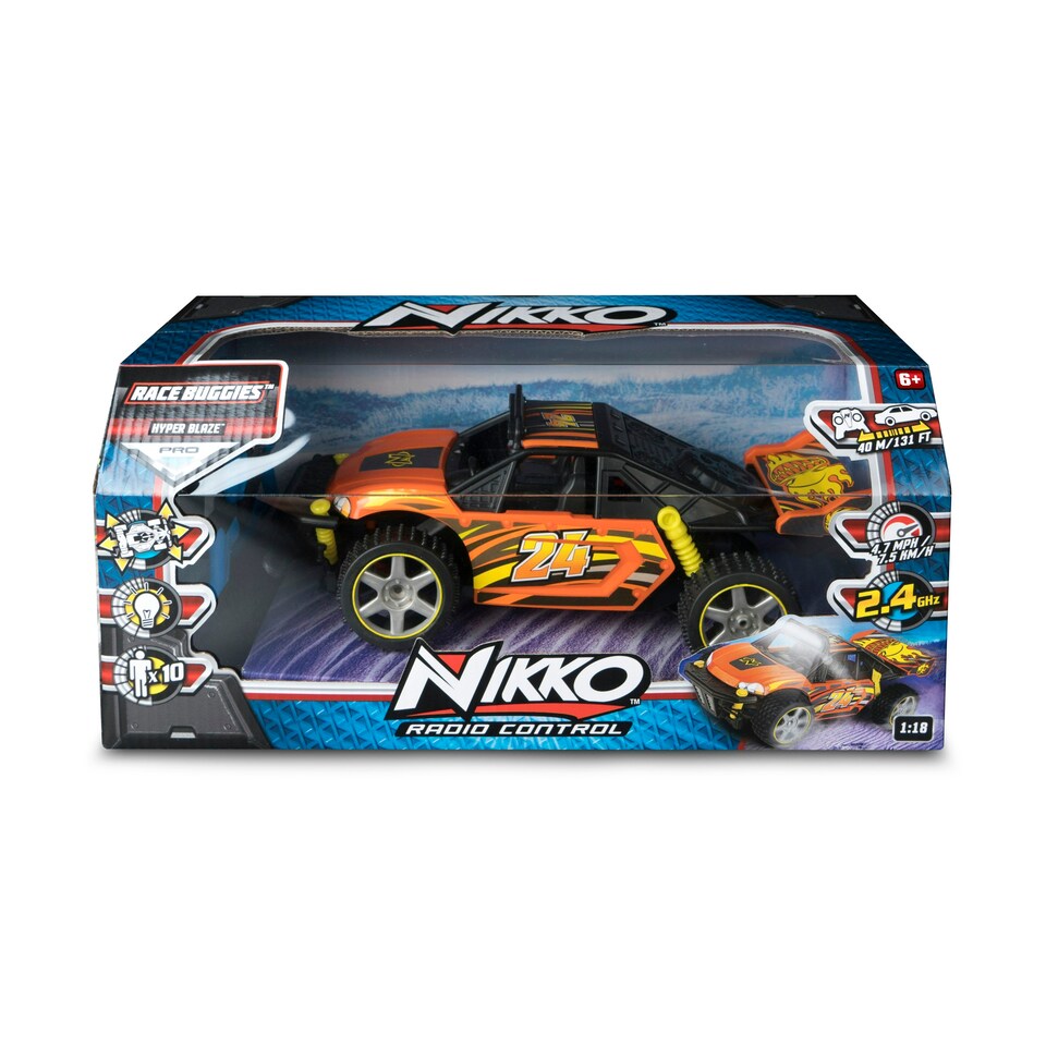image 1 of Nikko Race Buggies Hyper Blaze Remote Control 9 inch Car