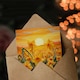 image 3 of Wishes Daffodil Flower Field Sunset For Her Birthday Card