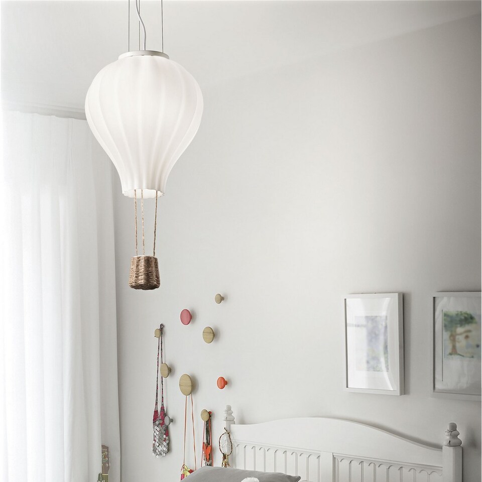 image 1 of Dream 1 Light Ceiling Pendant White, E27