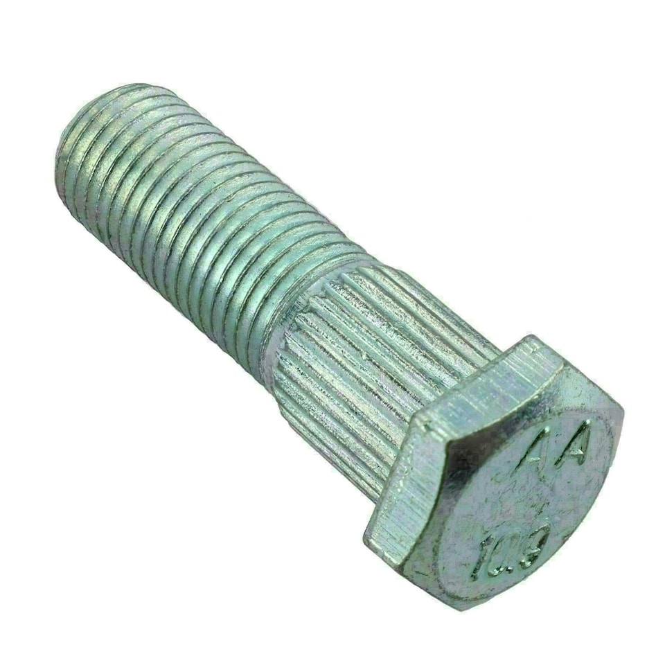 image 1 of Pack of 8 3/8" UNF Wheel Studs And Nuts For 4" PCD Trailer Suspension Hubs