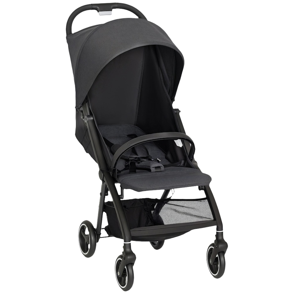 image 1 of AIYAPLAY Travel Stroller with Easy Folding, Lightweight Pushchair Grey