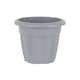 image 3 of Wham Vista 6 x 25cm Round Plastic Garden Planters | Grey | Upcycle Grey