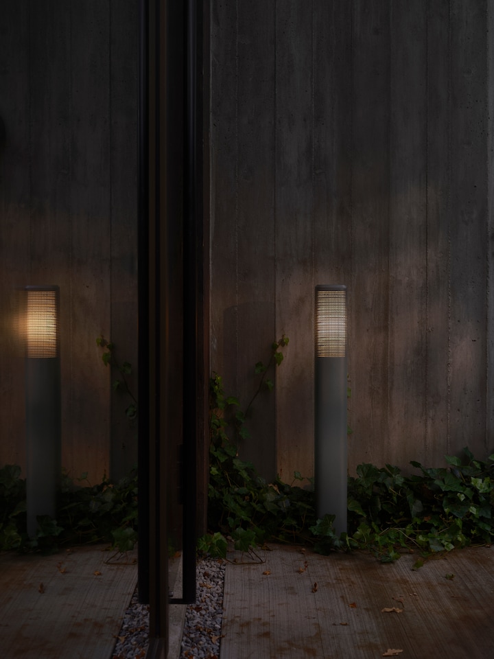image 1 of Nordlux Sidara Outdoor Garden Post Black Aluminium E27 Coastal/Marine Safe - Mains Powered, IP44