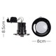 image 5 of ValueLights Downlight Fire Rated Black Chrome Ceiling Light Fitting Single Pack
