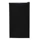 image 3 of SIA Freestanding Black Under Counter Fridge with Ice Box - LFIBL/E