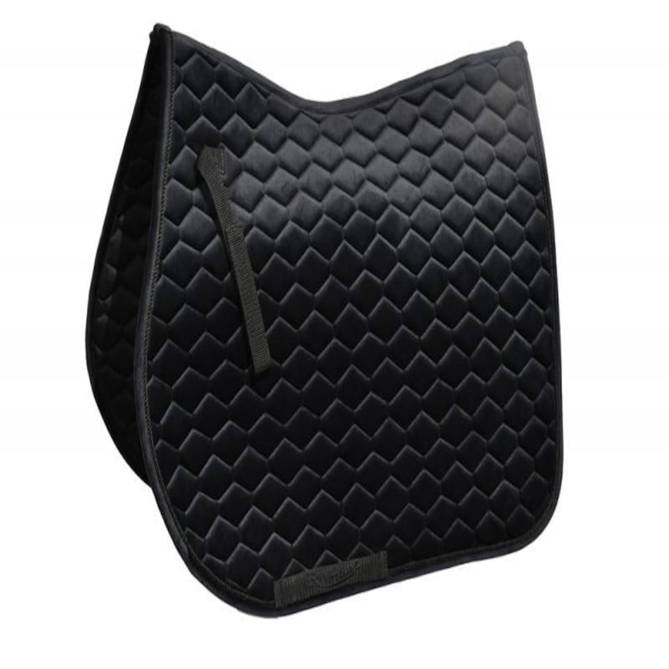 image 1 of Rhinegold Velvet Hexagon GP Saddle Pad Purple | Colour: Violet
Size: Full