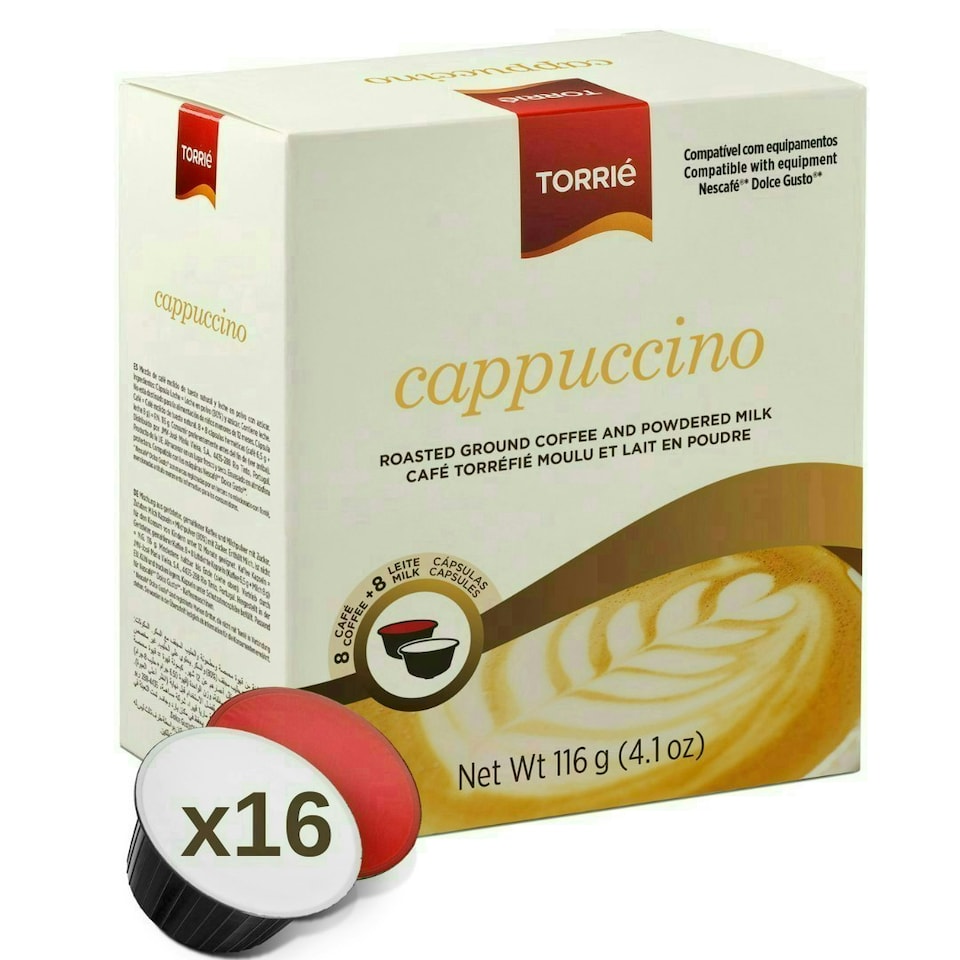 image 1 of Cappuccino - Dolce Gusto ® Compatible Milky Coffee Capsules (16 pods)