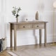 image 1 of Vida Designs Panama 2 Drawer Console Table With Shelf, Solid Pine Wood