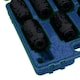 image 5 of 9pc Metric MM Deep Impact Thin Walled Hub Nut Sockets 12 Sided 29 - 38mm