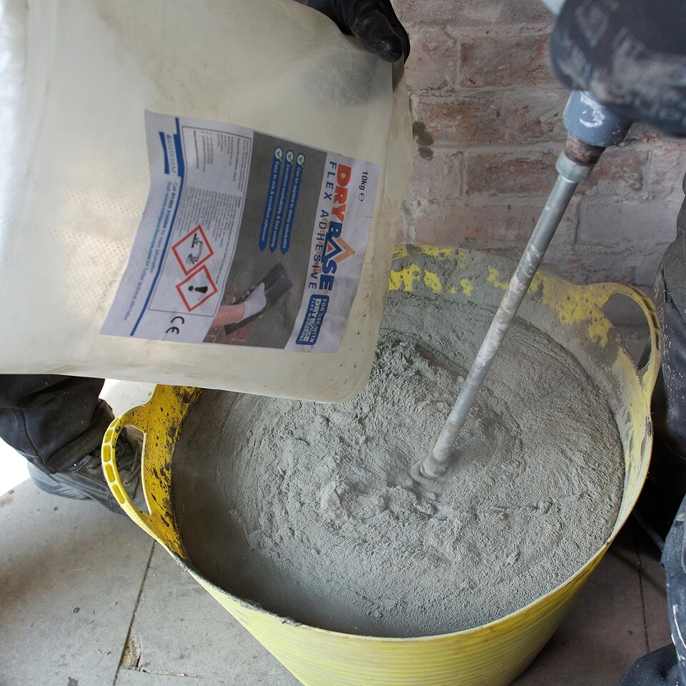 image 1 of Drybase Flex Adhesive (10 kg x20 Bags) for use in conjunction with Drybase Flex Membrane