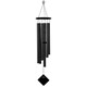 image 1 of Woodstock Hanging Black Wind Chime
