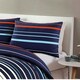 image 2 of Pedro Multi Stripe Duvet Cover Set- Super King - Multi