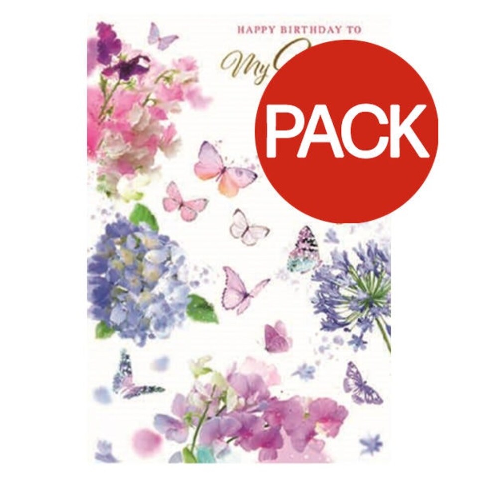 Simon Elvin Happy Anniversary To My Wife You Are So Gergeous Greetings Card (Pack of 6) - Multicoloured - One Size