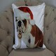 image 2 of Bulldog Bouble Cushion Cover with Cusion Pads (43x43 cm) Multi Multi