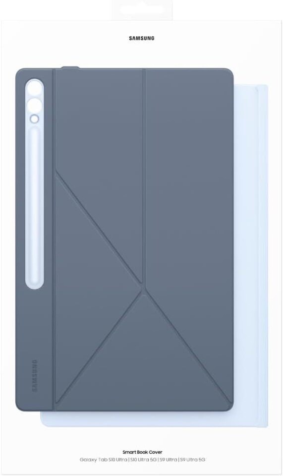 image 1 of Samsung Galaxy Tab S9/S10 Ultra 5G 14.6 Smart Book Cover Blue - EF-BX910PLEGWW