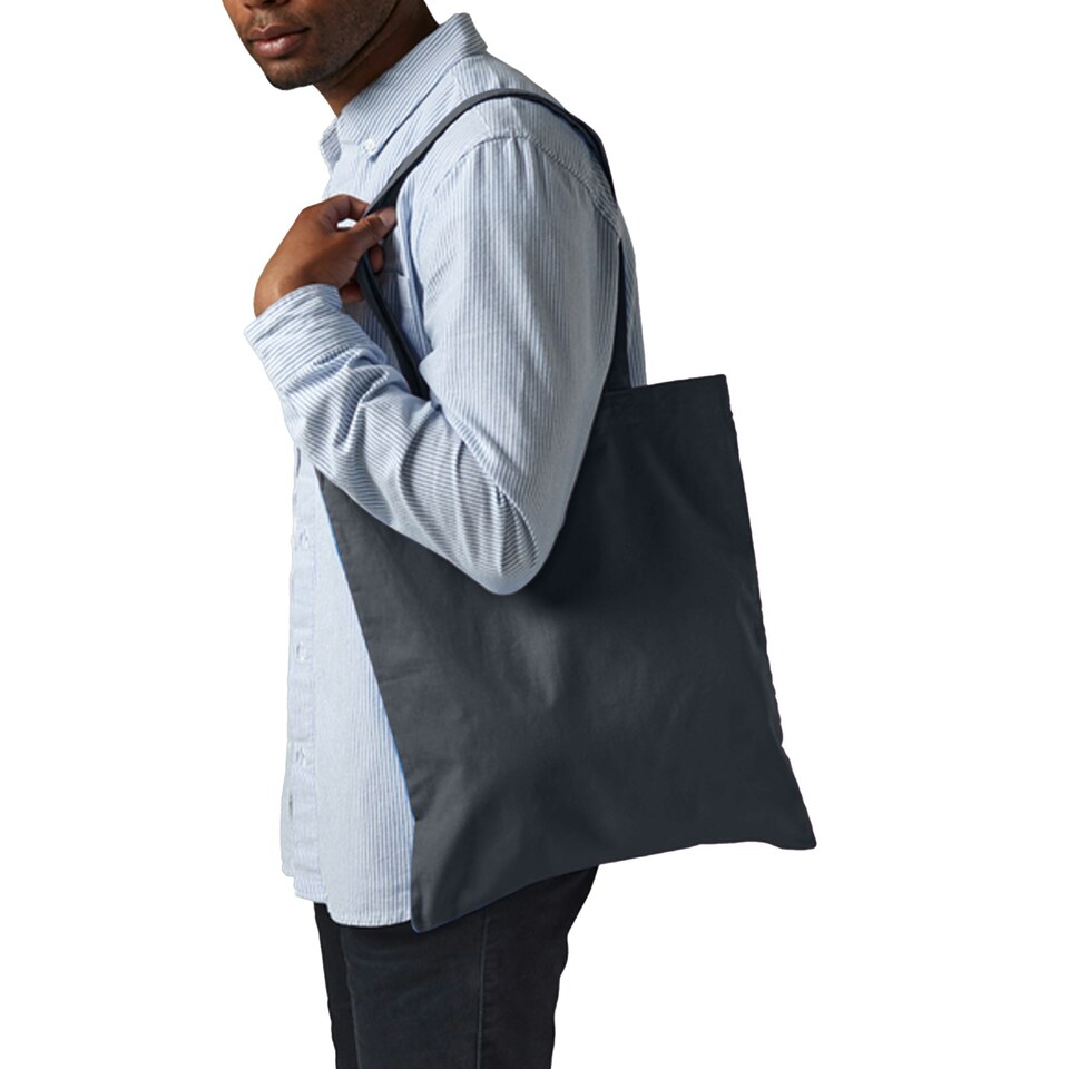 image 1 of Westford Mill Promo Bag For Life - 10 Litres (Pack Of 2) - Graphite - One Size