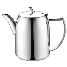 Café Olé Chatsworth Coffee Pot, 32oz / 910ml / Serves 3-4 Mugs, Stainless Steel