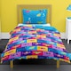 image 3 of Baby Shark Childrens/Kids Doo Doo Reversible Duvet Cover Set | Blue | Blue/Multicoloured | Toddler | 1