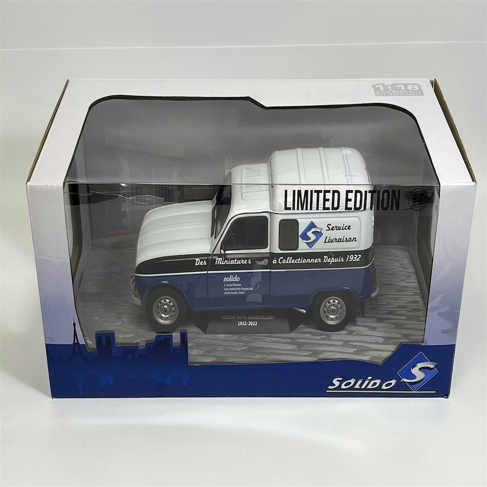 image 1 of Renault R4F4 Solido 90th Anniversary Edition 1:18 Solido 1802207