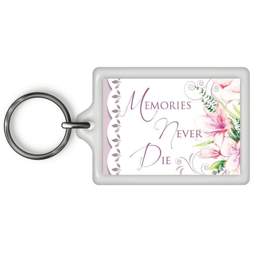 image 1 of Memories Never Die Celebrity Style World's Best Keyring
