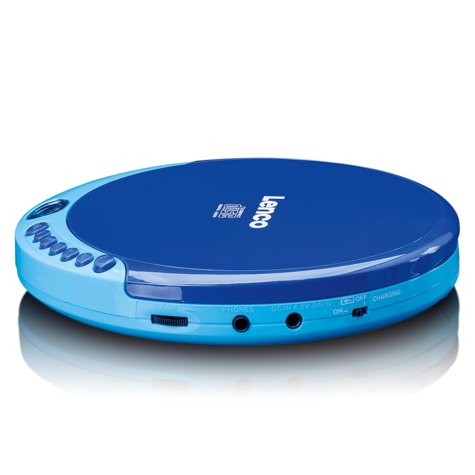 image 1 of LENCO CD-011BU - Portable CD player - Blue