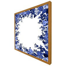 Winter floral frame (Picture Frame) Brown | Oak | XL