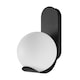 image 4 of Nordlux Dalius Outdoor Wall Light Black Plastic Solar E27 Sensor Ceiling or Wall Mounting - Mains Powered, IP44 | Black | Black