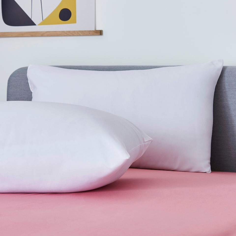 image 1 of Snug Fantastically Medium Firm Support Bed Pillows 2 Pack