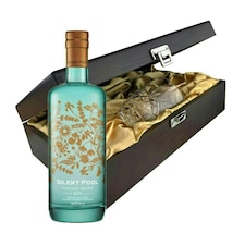 Silent Pool Gin In Luxury Box With Royal Scot Glass 70cl 43% abv