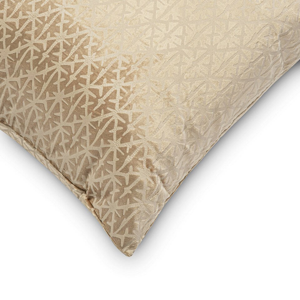 image 1 of Textured Velvet 45cm x 45cm Latte Cushion Set of 4 Cream | 45cm x 45cm x 10cm