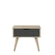 image 1 of Alford 1 Drawer Lamp Table Grey Finish