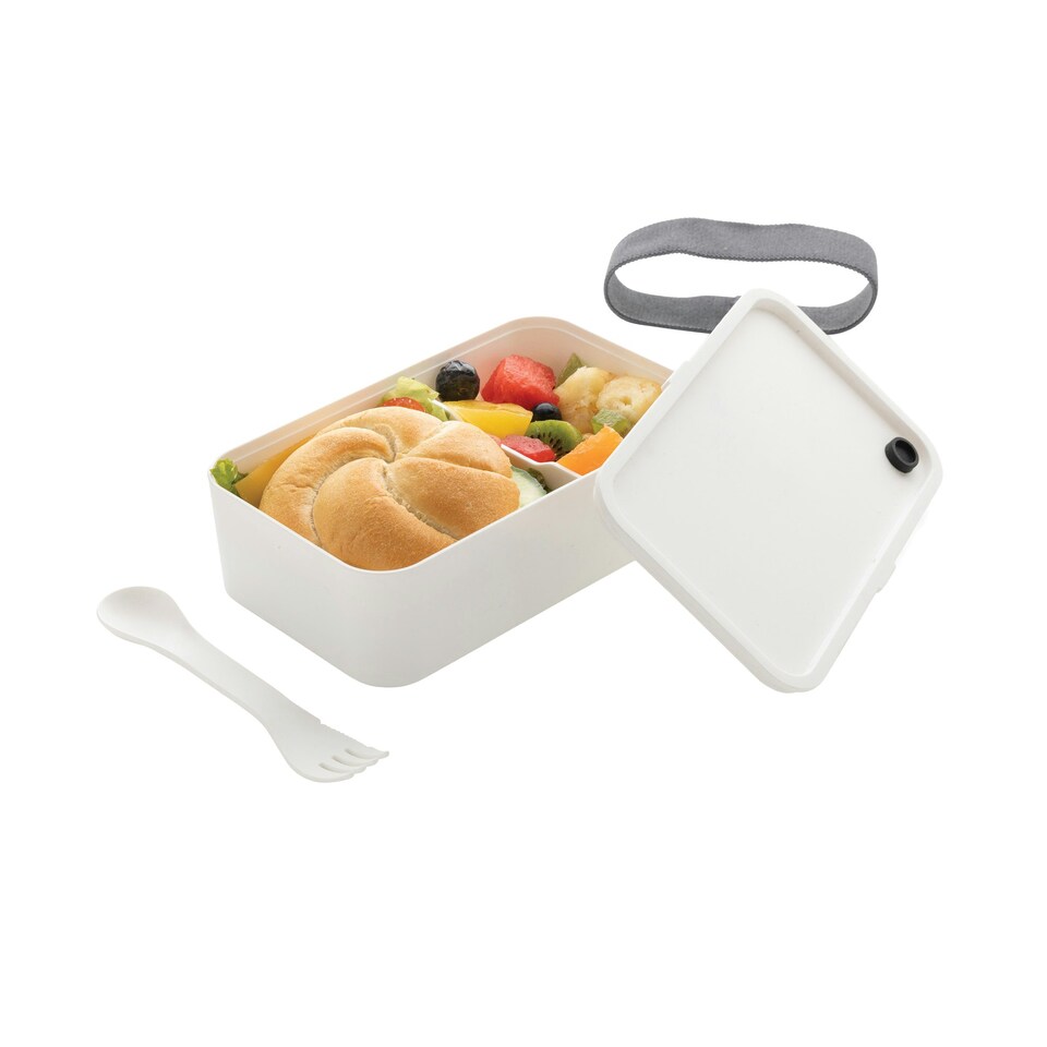 image 1 of XD Collection Polypropylene 0.8L Lunch Box - White - One Size