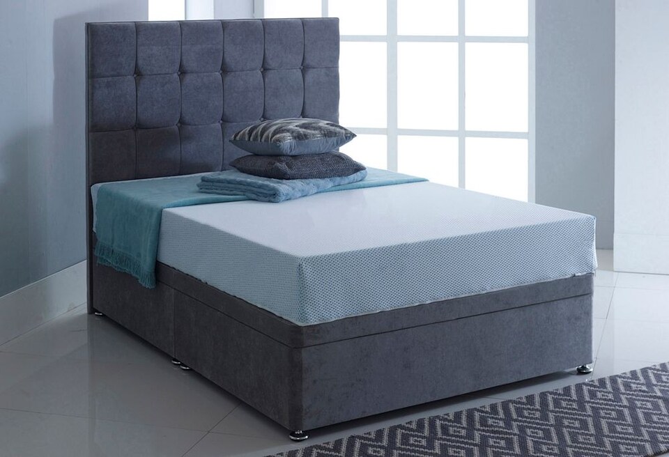 image 1 of Visco Therapy 14cm Deep Thrive Kids Foam Waterproof Mattress for Easy Care Comfort | Blue | Blue | King | 1