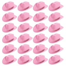 Star Studded Cowboy Hat – Western Fancy Dress Accessory (Comes in Multiple Colours) Pink | 24