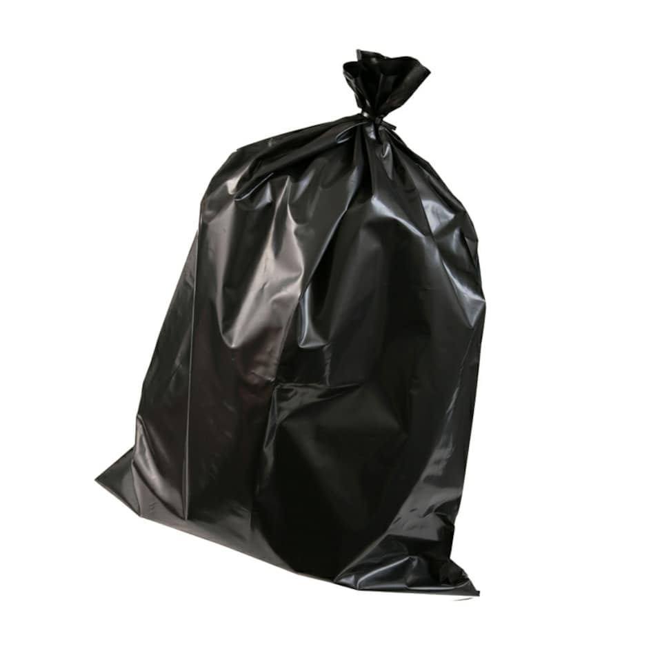 image 1 of 20 Black Refuse Sacks Strong Bin Liners Dustbin Bags