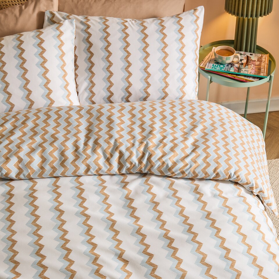 image 1 of Duvet Day Izzie Reversible Soft Touch Duvet Set, Single, Blue | Blue | Blue | Single
