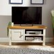 image 4 of Ramsgate Small TV Stand 1 Door Media Storage Cabinet Solid Wood Unit Home Grey Grey