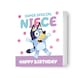 image 1 of Bluey Niece Birthday Card