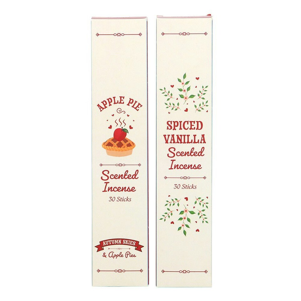 image 1 of Set of 2 Apple Pie and Spiced Vanilla Incense Stick Packs