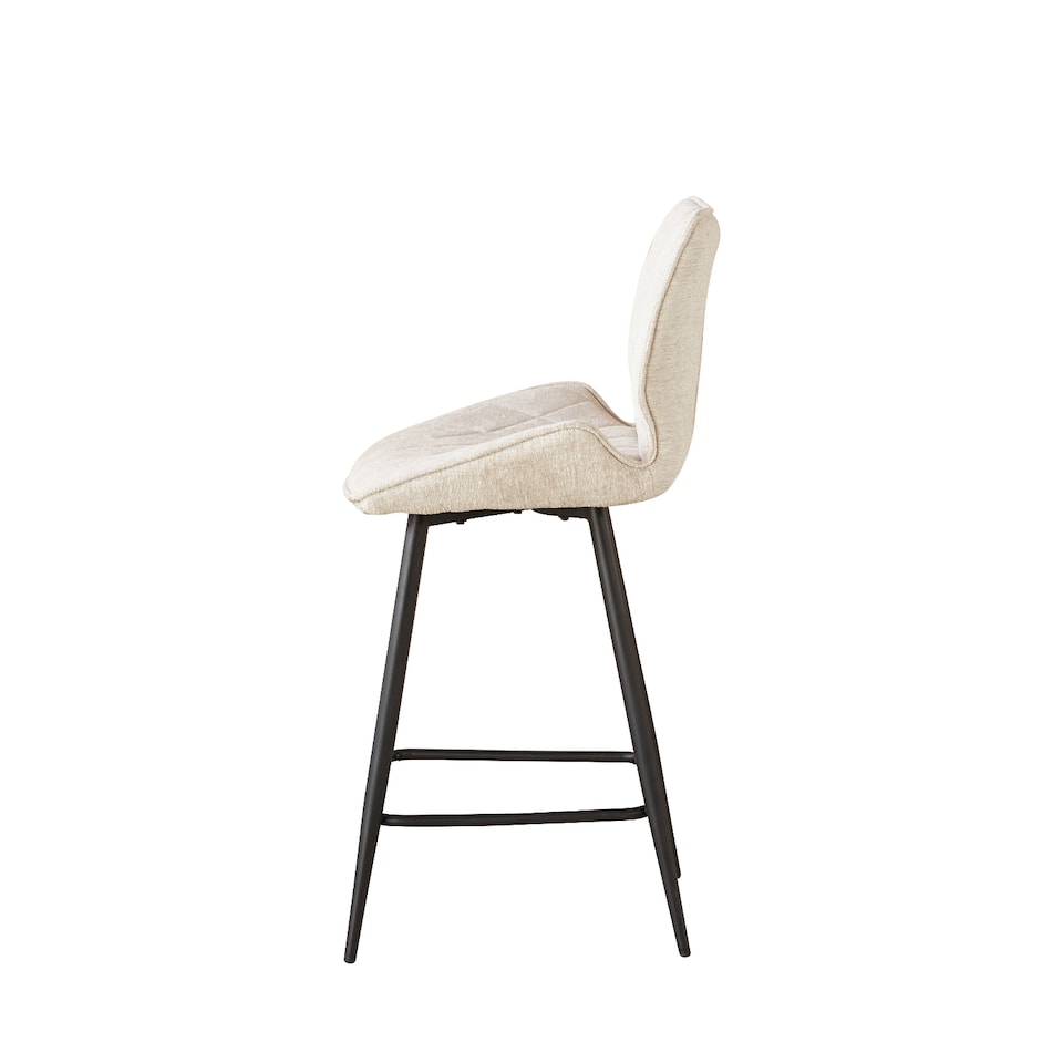 Cayden Comfort Bar Stools - set of 6 - Cream - Tesco Groceries