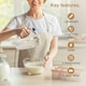 image 4 of VonShef 300W Cream Hand Mixer Electric Whisk with 5 Speeds