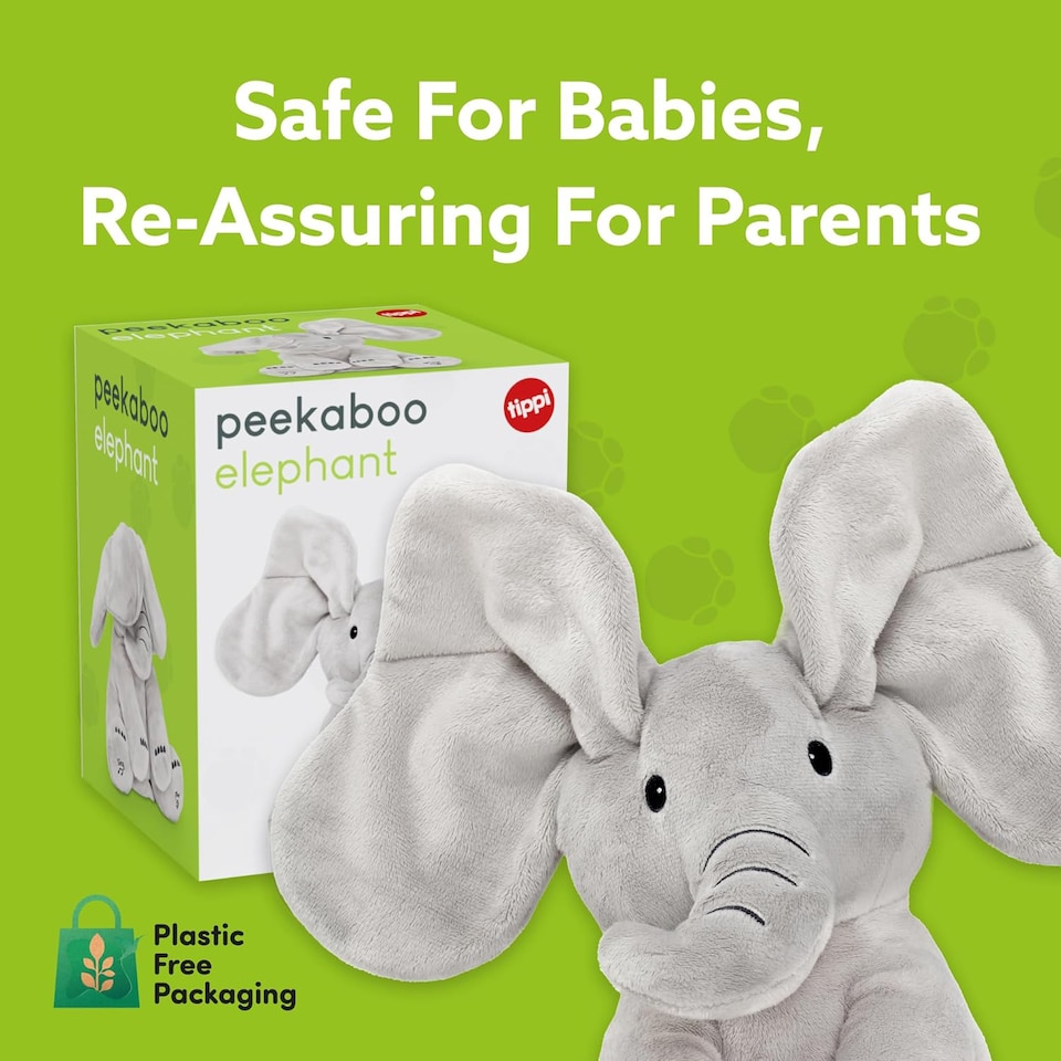 image 1 of Tippi Peek-A-Boo Elephant