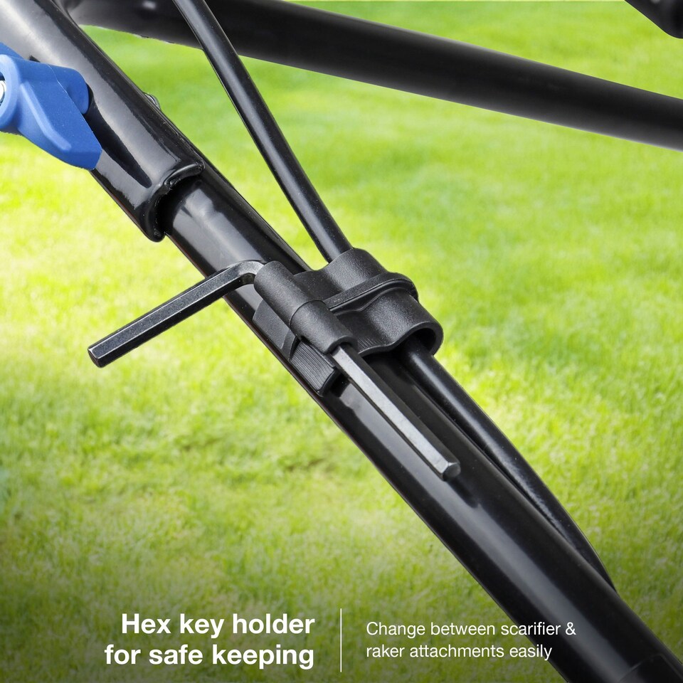 image 1 of Hyundai 1800W Electric Lawn Scarifier / Aerator / Lawn Rake, 230V | HYSC1800E