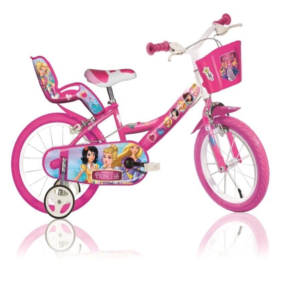Dino Princess Kids 16" Wheel Bike - Pink