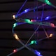 image 6 of 45cm Set of 4 Light up White Spiral Christmas Tree Garden Path Lights with 100 Multi-Coloured LEDs